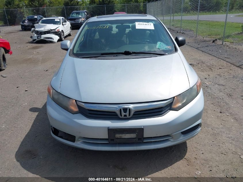 2012 Honda Civic Ex VIN: 2HGFB2F84CH549764 Lot: 40164611