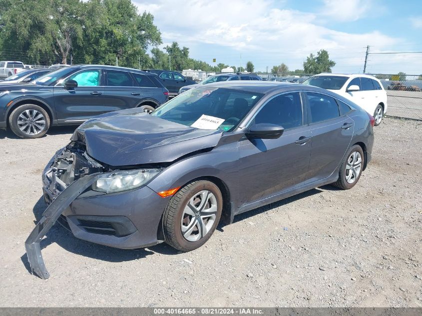 2016 Honda Civic Lx VIN: 19XFC2F5XGE018815 Lot: 40164665