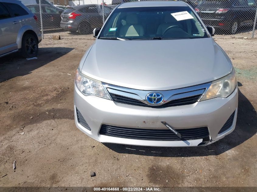 2014 TOYOTA CAMRY HYBRID LE - 4T1BD1FK0EU115608
