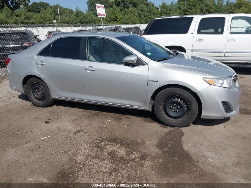 2014 TOYOTA CAMRY HYBRID LE - 4T1BD1FK0EU115608