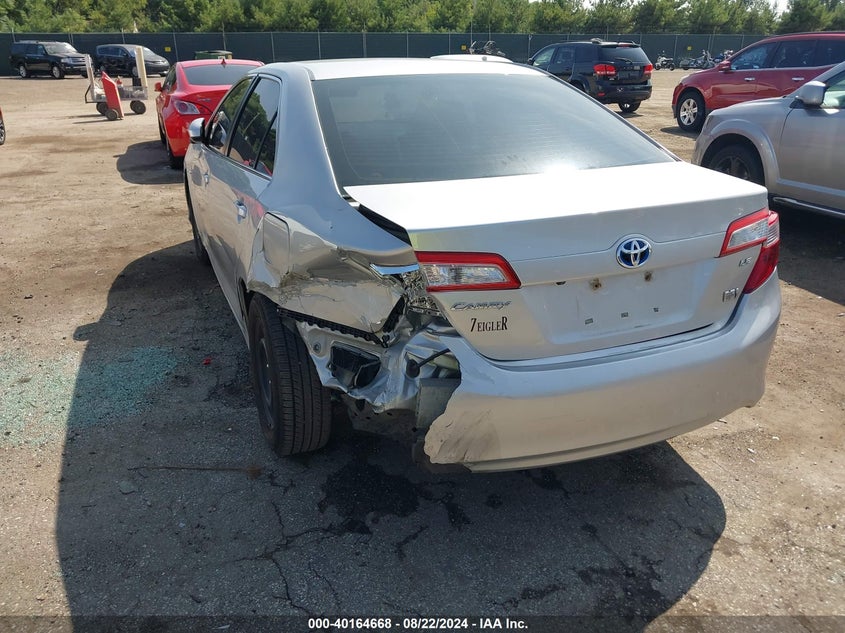 2014 TOYOTA CAMRY HYBRID LE - 4T1BD1FK0EU115608