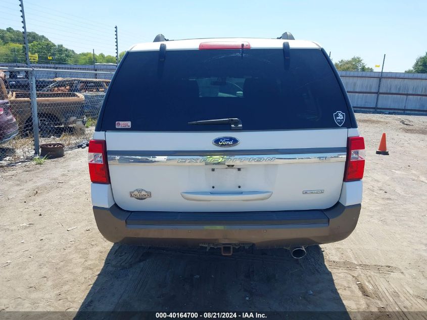 2015 Ford Expedition El King Ranch VIN: 1FMJK1JT9FEF13882 Lot: 40164700
