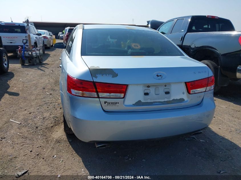 2006 Hyundai Sonata Gls V6/Lx V6 VIN: 5NPEU46F36H148085 Lot: 40164708