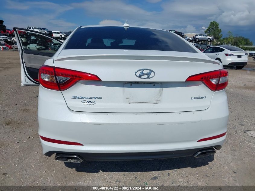 2015 Hyundai Sonata Limited VIN: 5NPE34AF7FH235725 Lot: 40164722