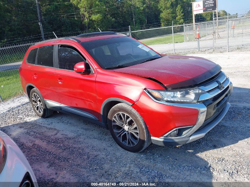 2016 Mitsubishi Outlander Se/Sel VIN: JA4AD3A3XGZ012515 Lot: 40164749