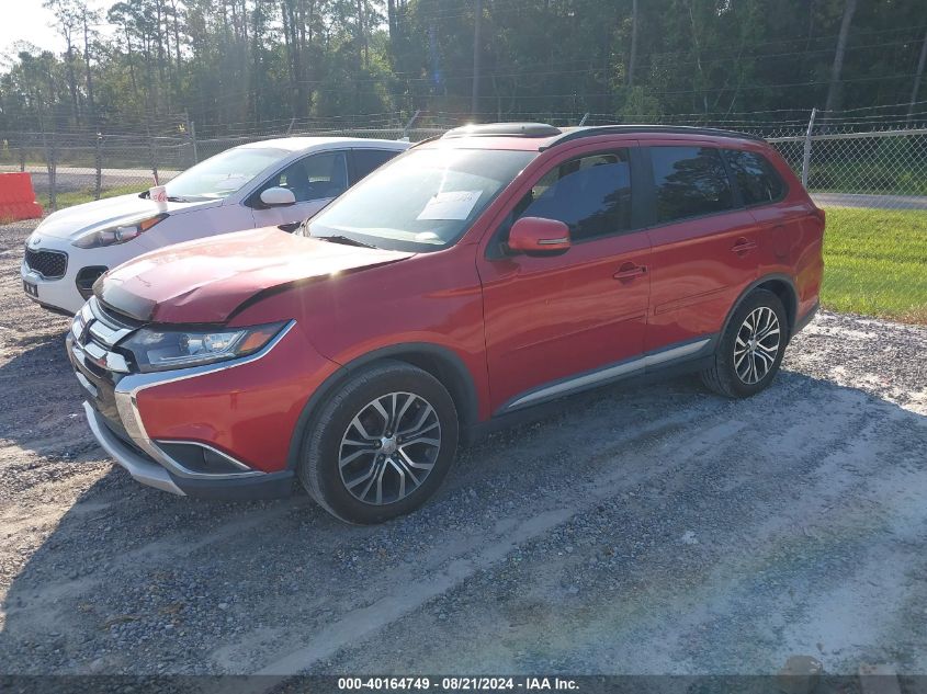 2016 Mitsubishi Outlander Se/Sel VIN: JA4AD3A3XGZ012515 Lot: 40164749