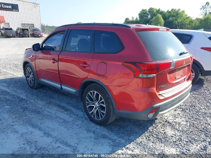 2016 Mitsubishi Outlander Se/Sel VIN: JA4AD3A3XGZ012515 Lot: 40164749