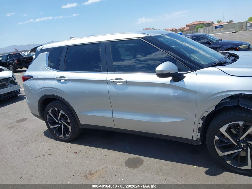 2023 Mitsubishi Outlander Se 2.5 2Wd/Se Black Edition 2Wd/Se Special Edition 2Wd VIN: JA4J3UA84PZ011641 Lot: 40164810