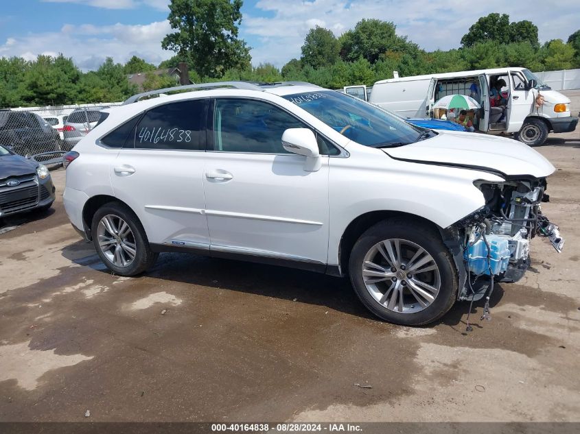 2015 Lexus Rx 450H VIN: 2T2BC1BA7FC001622 Lot: 40164838