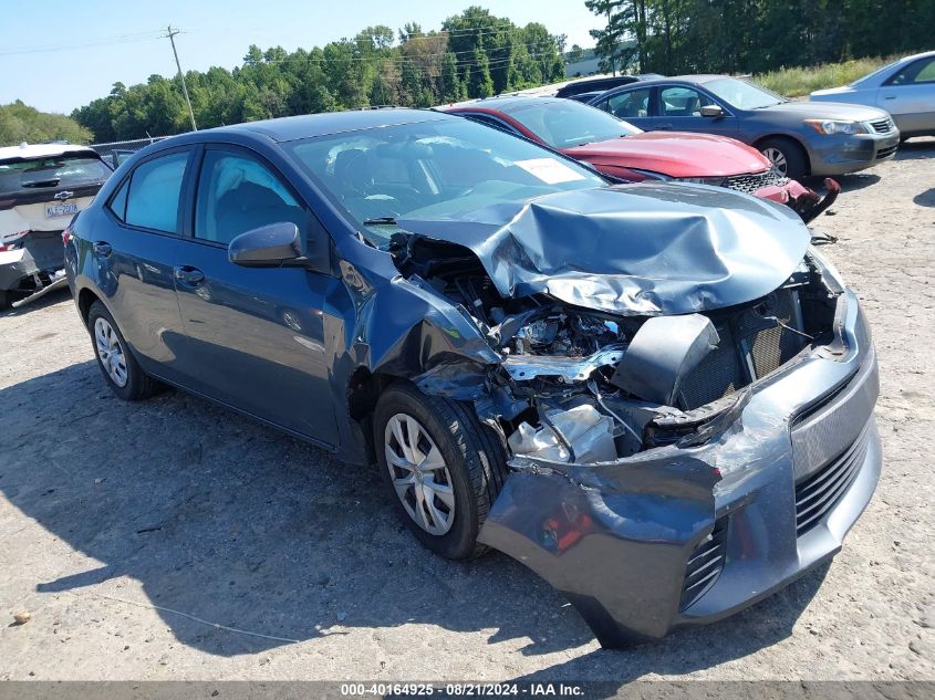 2015 Toyota Corolla L/Le/Le Pls/Prm/S/S Pls VIN: 2T1BURHE2FC430953 Lot: 40164925