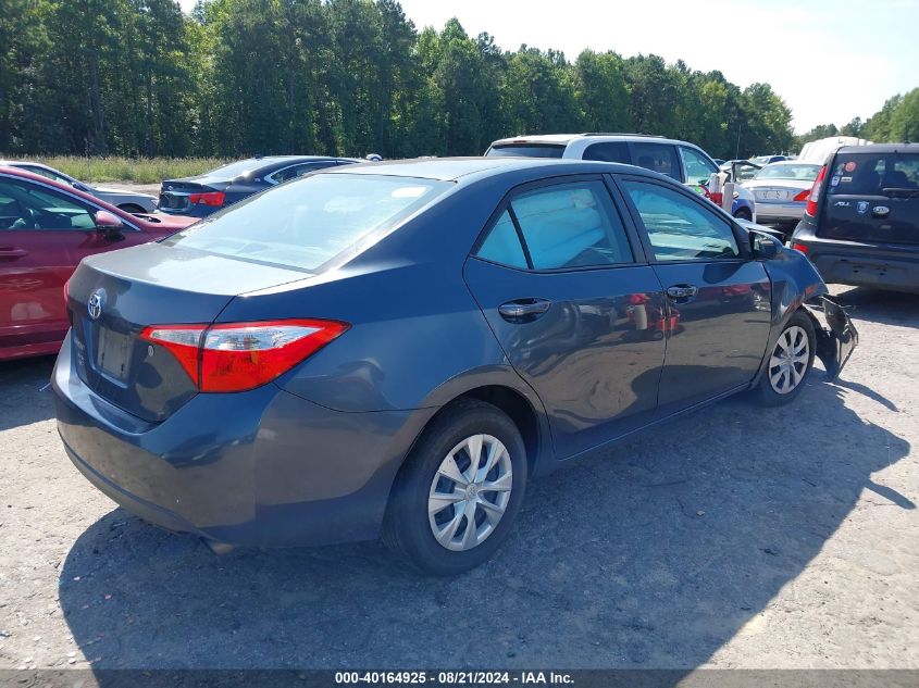 2015 Toyota Corolla L/Le/Le Pls/Prm/S/S Pls VIN: 2T1BURHE2FC430953 Lot: 40164925