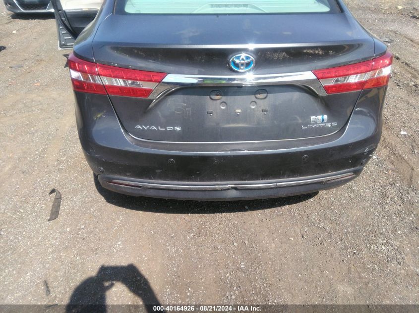 2015 Toyota Avalon Hybrid Limited VIN: 4T1BD1EB7FU038299 Lot: 40164926
