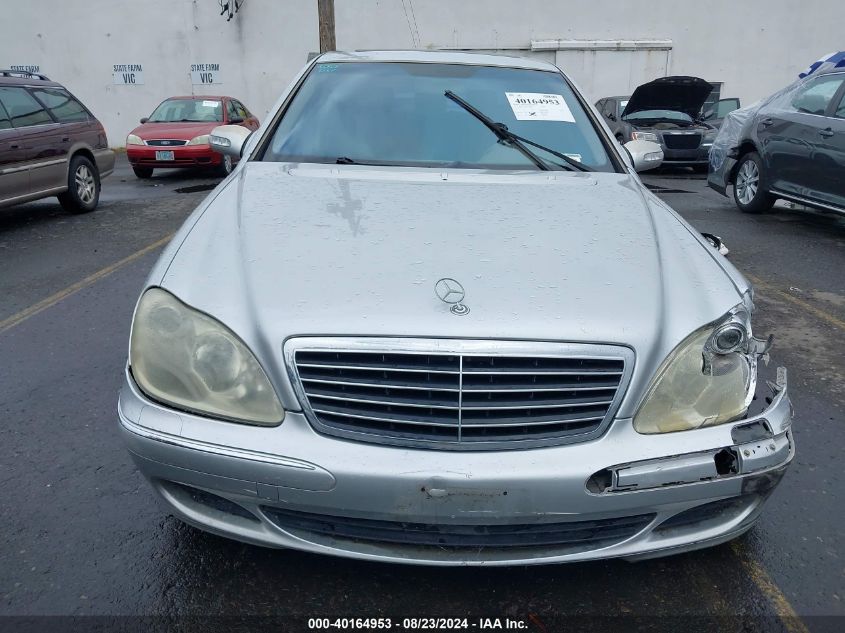 2003 Mercedes-Benz S 430 VIN: WDBNG70J93A356382 Lot: 40164953