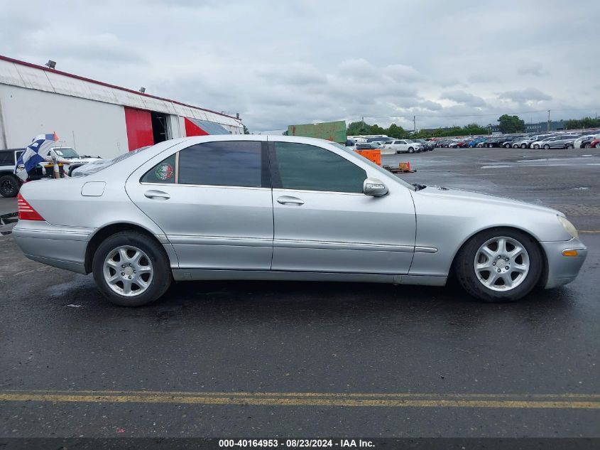 2003 Mercedes-Benz S 430 VIN: WDBNG70J93A356382 Lot: 40164953