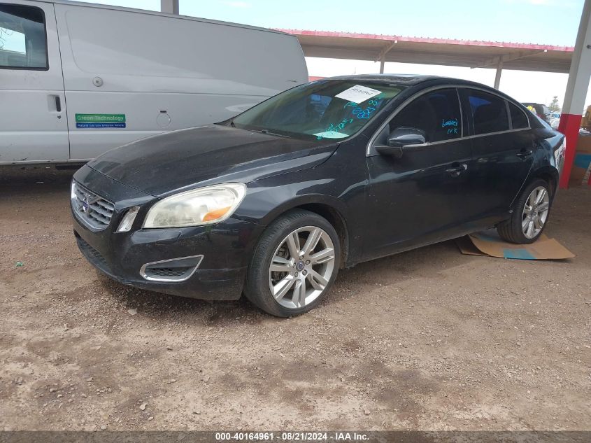 2012 Volvo S60 T5 VIN: YV1622FS3C2105725 Lot: 40164961