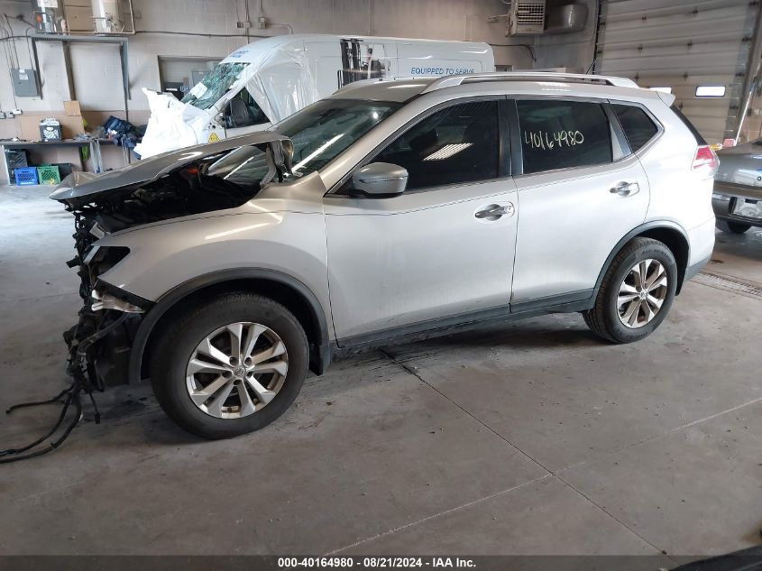 2015 Nissan Rogue S/Sl/Sv VIN: KNMAT2MT2FP537321 Lot: 40164980