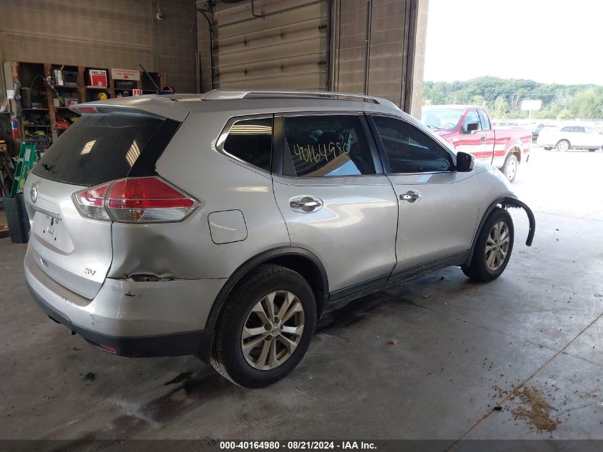 2015 Nissan Rogue S/Sl/Sv VIN: KNMAT2MT2FP537321 Lot: 40164980