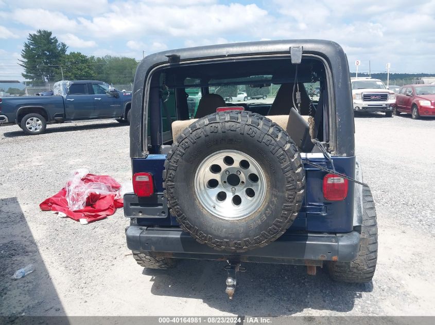 2002 Jeep Wrangler Sport VIN: 1J4FA49S82P716510 Lot: 40164981