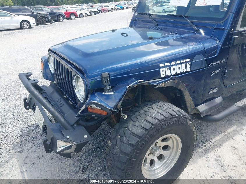 2002 Jeep Wrangler Sport VIN: 1J4FA49S82P716510 Lot: 40164981