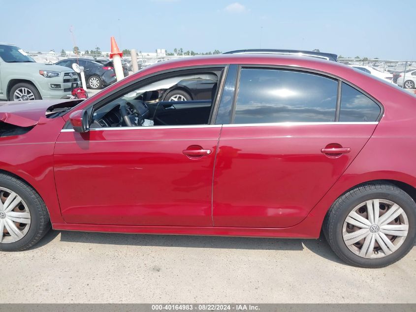 2017 Volkswagen Jetta 1.4T S VIN: 3VW2B7AJ6HM323462 Lot: 40164983