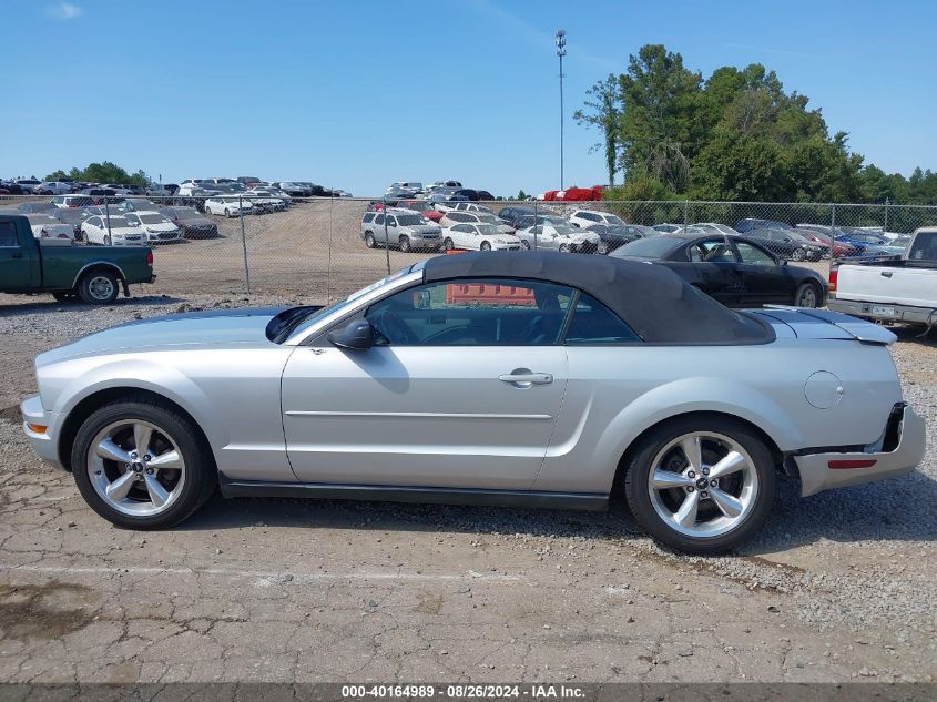 2007 Ford Mustang V6 Deluxe/V6 Premium VIN: 1ZVFT84N575293944 Lot: 40164989