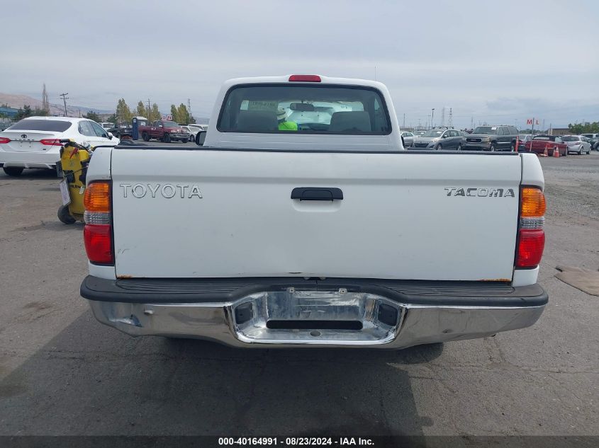 2004 Toyota Tacoma VIN: 5TENL42N34Z442502 Lot: 40164991