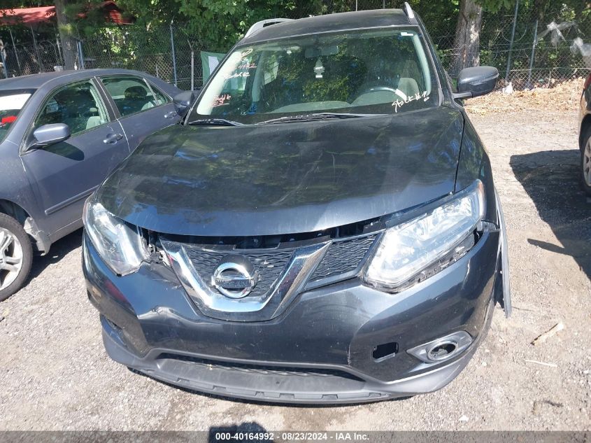 2016 Nissan Rogue Sv VIN: KNMAT2MT3GP643990 Lot: 40164992