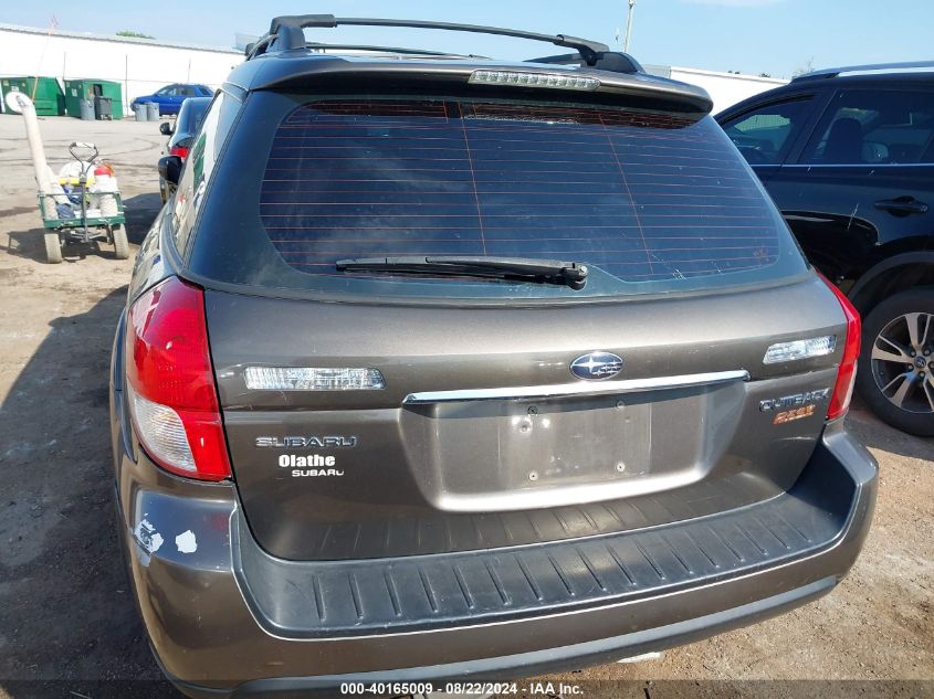 2008 Subaru Outback 2.5I Limited/2.5I Limited L.l. Bean Edition VIN: 4S4BP62C987335268 Lot: 40165009