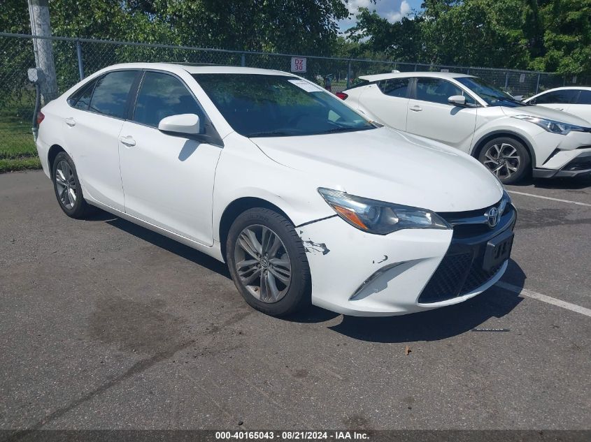 2016 Toyota Camry Se VIN: 4T1BF1FK7GU151065 Lot: 40165043