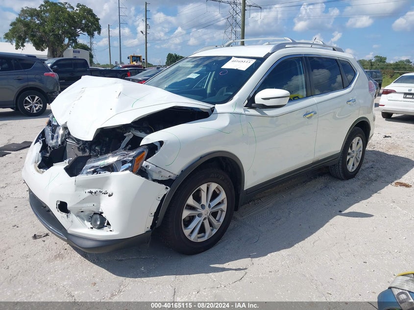 2016 NISSAN ROGUE SV - KNMAT2MT6GP686509