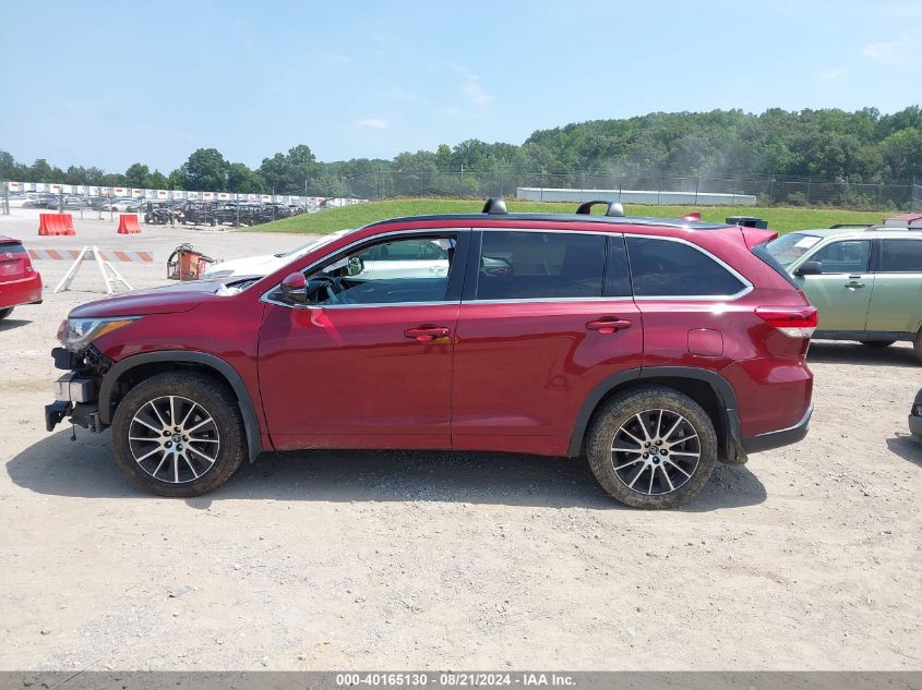 2017 Toyota Highlander Se VIN: 5TDJZRFH6HS471722 Lot: 40165130