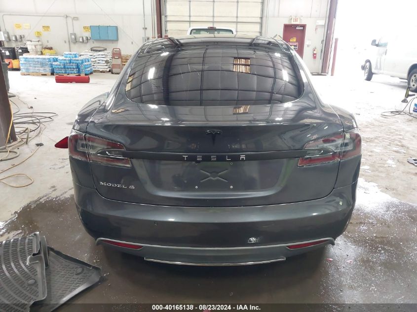 2014 Tesla Model S P85 VIN: 5YJSA1H10EFP63945 Lot: 40165138