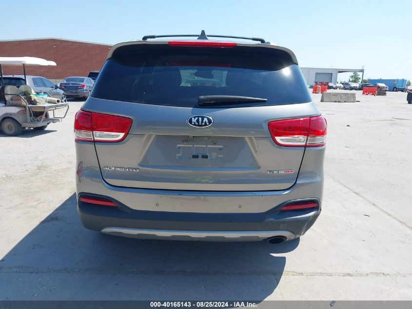 2016 Kia Sorento 2.0T Ex VIN: 5XYPHDA19GG031855 Lot: 40165143