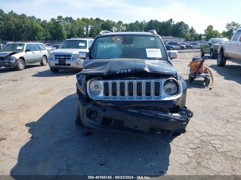 2018 Jeep Renegade Limited 4X4 VIN: ZACCJBDB5JPG91815 Lot: 40165145