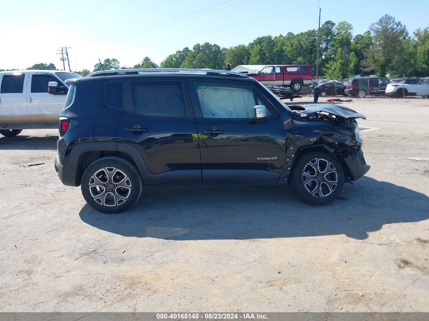 2018 Jeep Renegade Limited 4X4 VIN: ZACCJBDB5JPG91815 Lot: 40165145