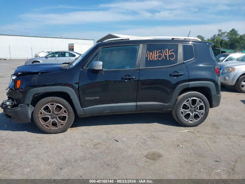 2018 Jeep Renegade Limited 4X4 VIN: ZACCJBDB5JPG91815 Lot: 40165145