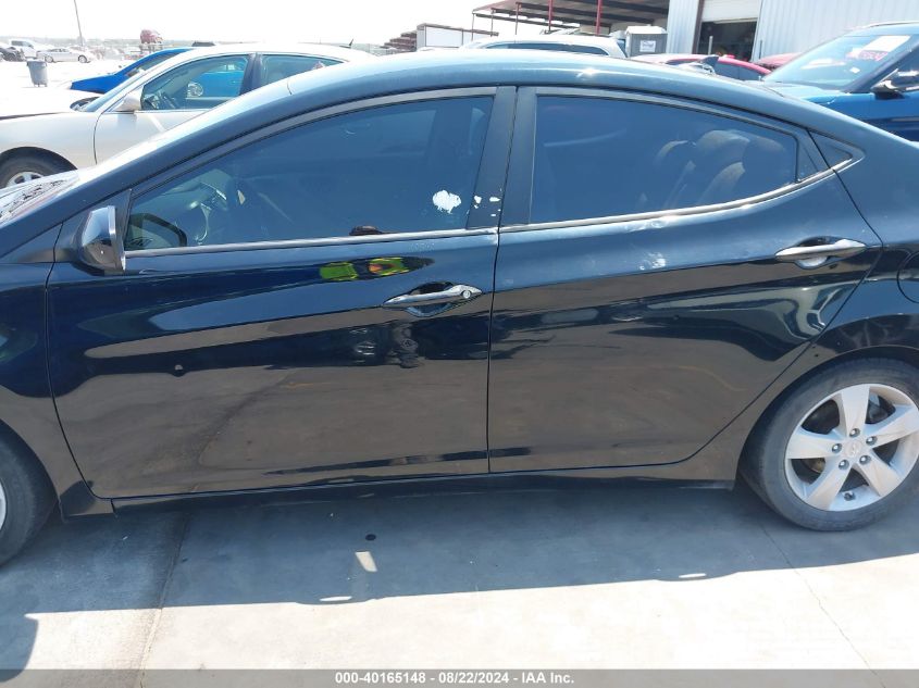 2013 Hyundai Elantra Gls VIN: KMHDH4AE7DU577551 Lot: 40165148