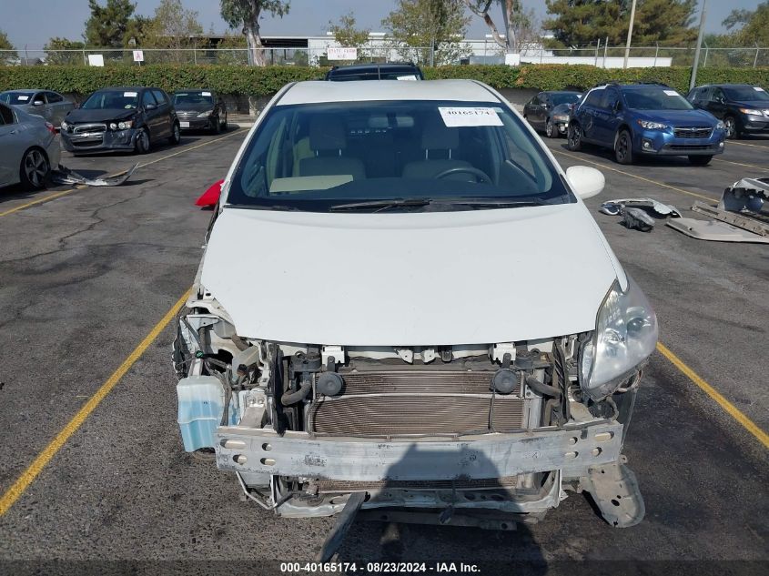 2012 Toyota Prius Two VIN: JTDKN3DU2C1511653 Lot: 40165174