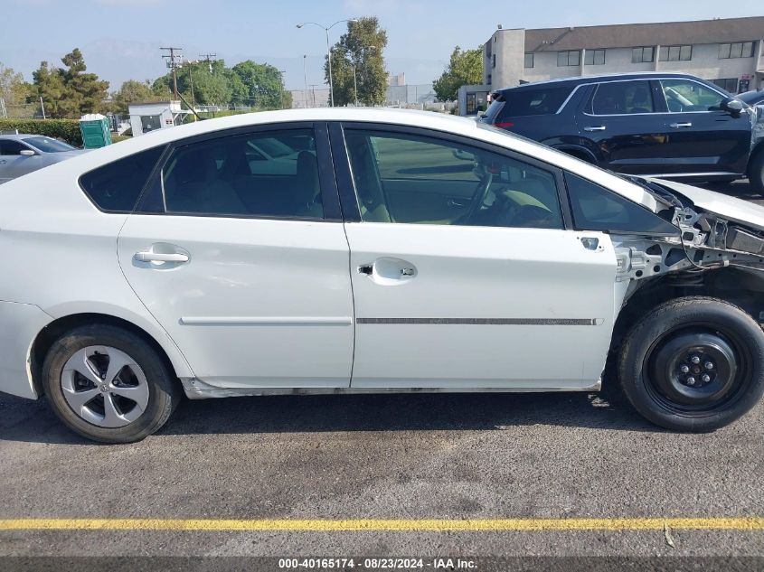 2012 Toyota Prius Two VIN: JTDKN3DU2C1511653 Lot: 40165174