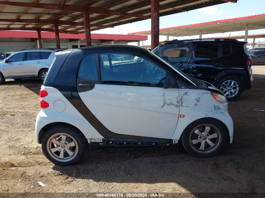 2012 Smart Fortwo Passion/Pure VIN: WMEEJ3BA0CK550416 Lot: 40165176