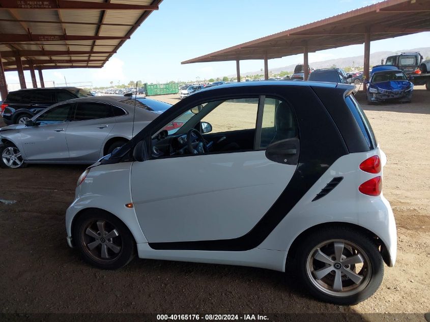 2012 Smart Fortwo Passion/Pure VIN: WMEEJ3BA0CK550416 Lot: 40165176