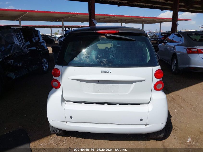 2012 Smart Fortwo Passion/Pure VIN: WMEEJ3BA0CK550416 Lot: 40165176