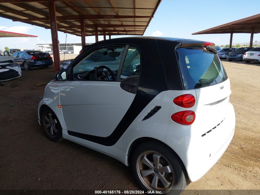 2012 Smart Fortwo Passion/Pure VIN: WMEEJ3BA0CK550416 Lot: 40165176