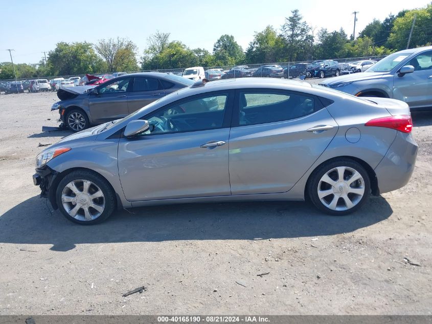 2013 Hyundai Elantra Gls/Limited VIN: KMHDH4AE0DU508605 Lot: 40165190