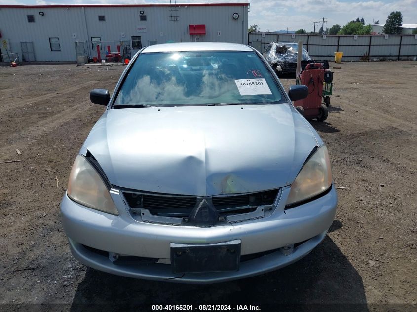 2006 Mitsubishi Lancer Es/Se VIN: JA3AJ26E26U054528 Lot: 40165201