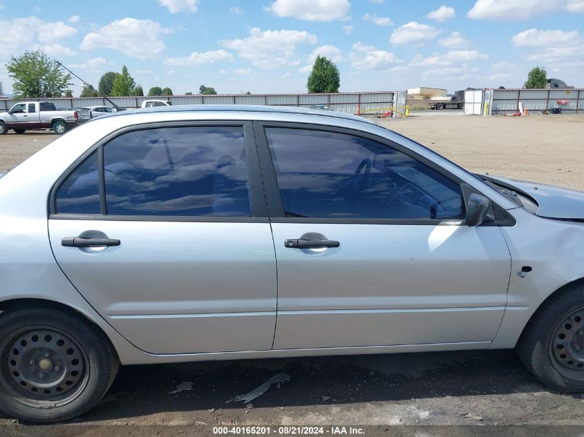 2006 Mitsubishi Lancer Es/Se VIN: JA3AJ26E26U054528 Lot: 40165201