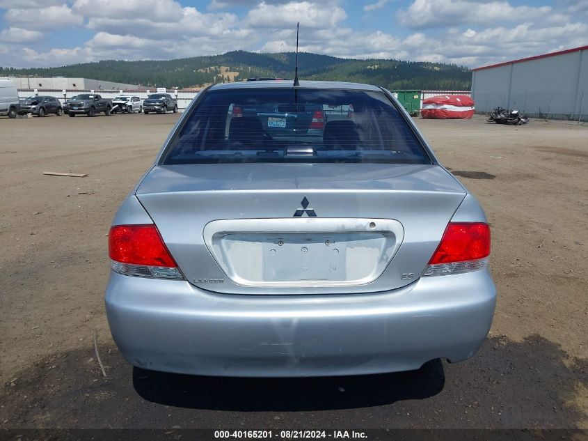 2006 Mitsubishi Lancer Es/Se VIN: JA3AJ26E26U054528 Lot: 40165201