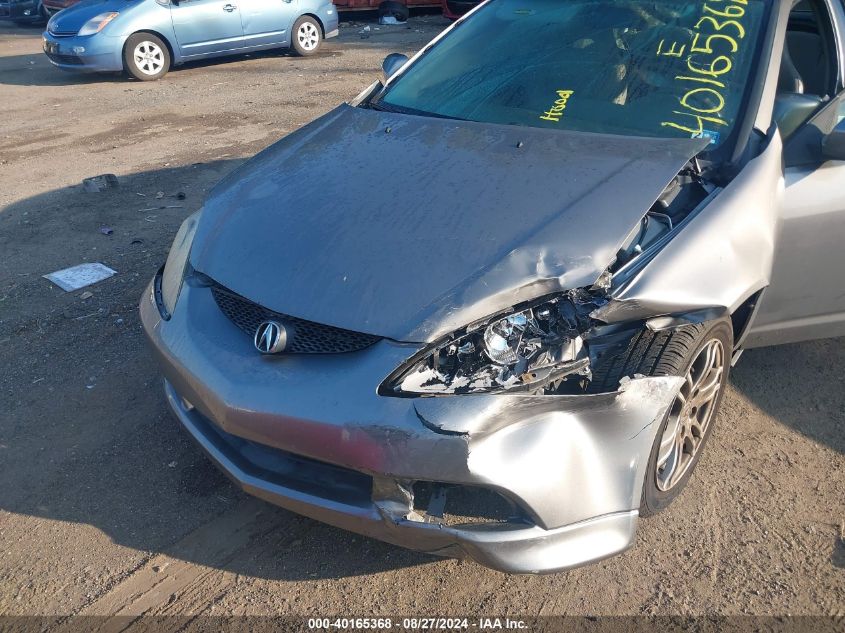 2005 Acura Rsx VIN: JH4DC54825S004356 Lot: 40165368