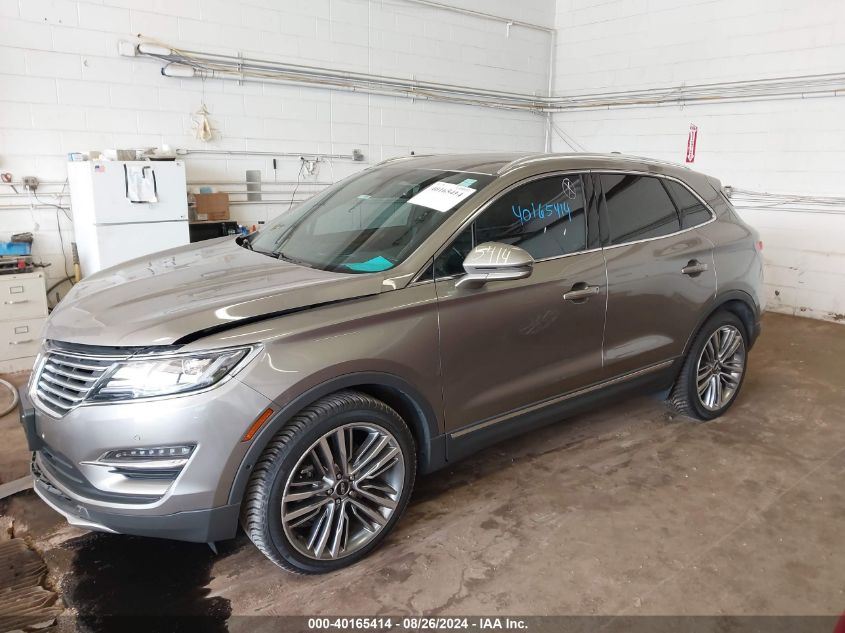 2016 Lincoln Mkc Reserve VIN: 5LMTJ3DH7GUJ01205 Lot: 40165414