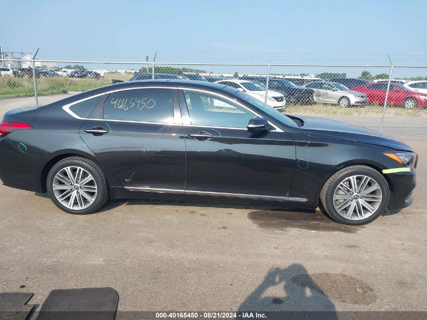 KMHGN4JE7JU234286 2018 Genesis G80 Premium/Ultimate